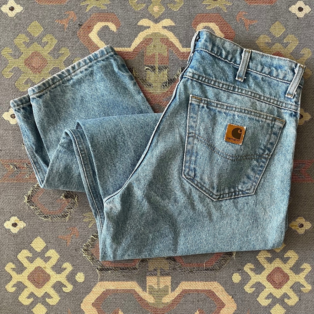 Vintage 1990s Carhartt Jeans Style B17STW Size 34X30